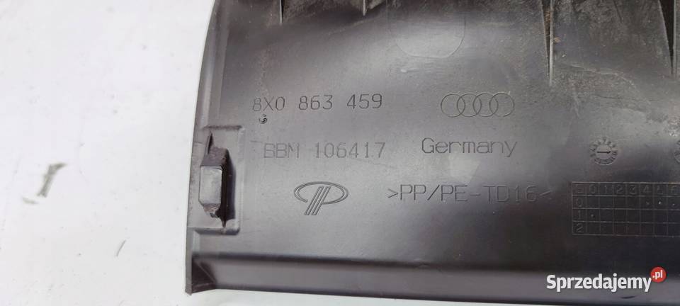 OSŁONA PROGU BAGAŻNIKA AUDI A1 8X 8X0863459 Przystajń