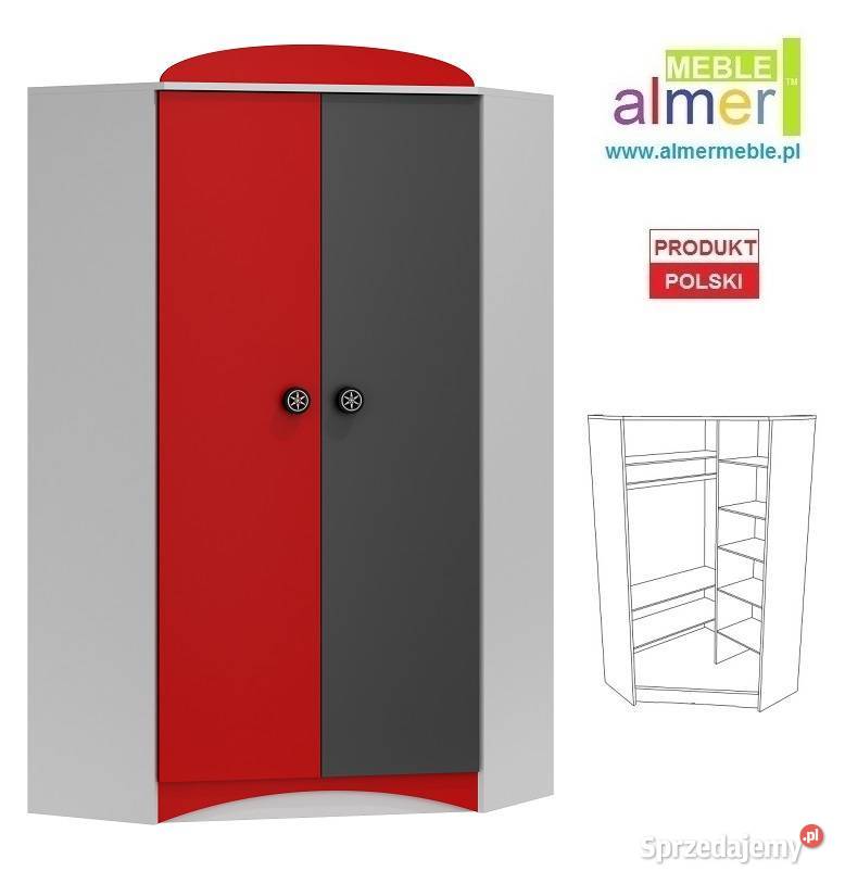 SUPER CAR N28 szafa narożna dziecięca 95x95 w190 lubuskie