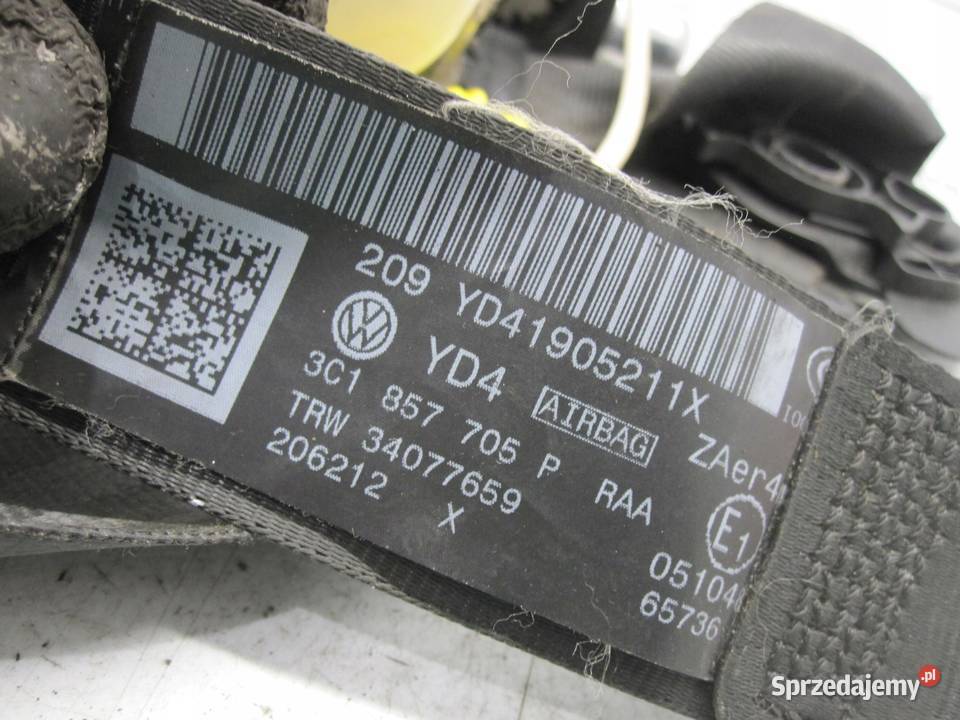 VW PASSAT CC 11r pas bezpieczeństwa lewy przód Pasy bezpieczeństwa świętokrzyskie