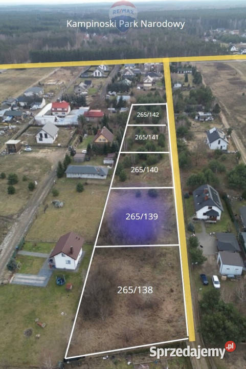 Działka budowlana 1008m2 Nowe Grochale sprzedam