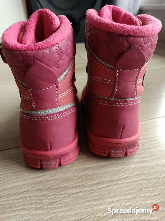 Buty kozaki śniegowce dziewczęce różowe Lasocki Płock