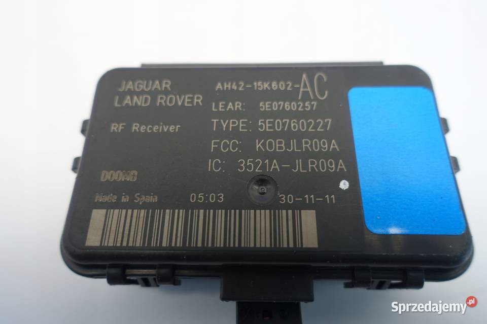Jaguar XJ X351 MODUŁ ANTENY sterownik SENSOR Części samochodowe Janów