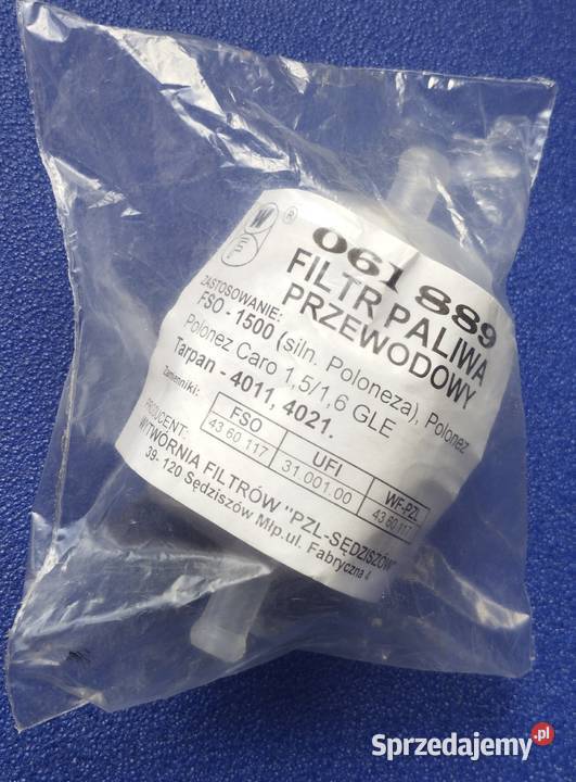 Filtr paliwa Fiat 126p Fiat 125p FSO Polonez Lublin
