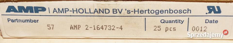 Złącze gniazdo AMP 21647324 32 PIN męskie kątowe Gliwice