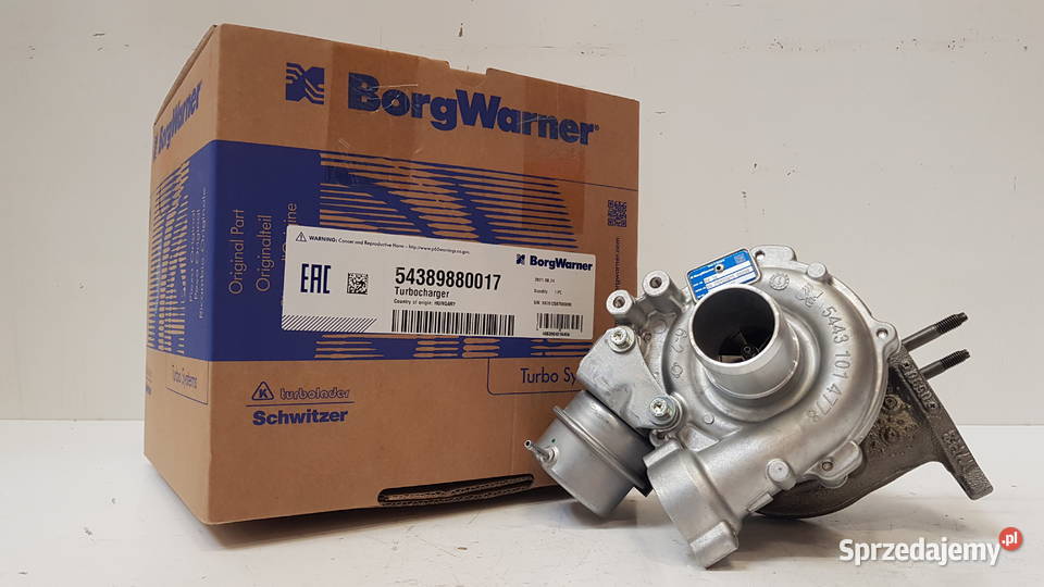 Nowa turbosprężarka BorgWarner KKK 54389880017 mazowieckie Siedlce