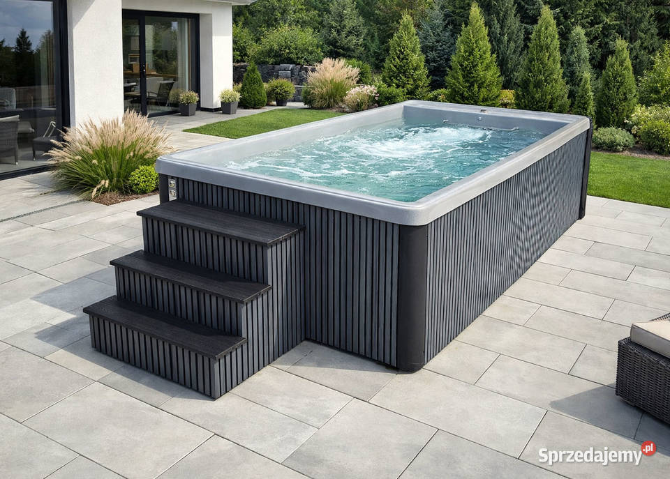 BASEN WOLNOSTOJĄCY OGRODOWY 8m3 Z PRZECIWPRĄDEM