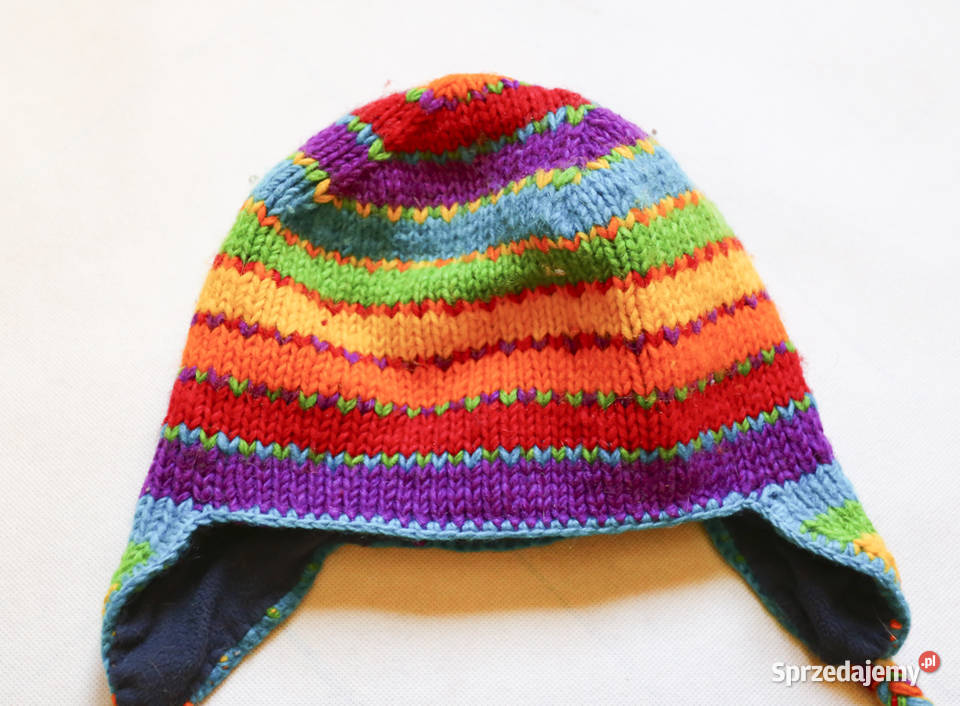 Komplet dziecięcy wełniany czapka i komin Gdańsk