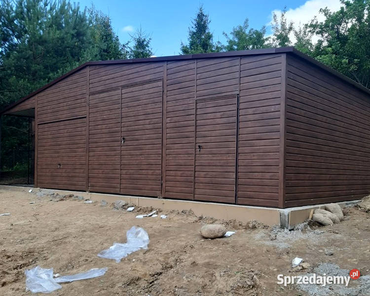 Wiata 7x6 Hala Garaże Blaszane Drewnopodobne 64m2 Kielce sprzedam