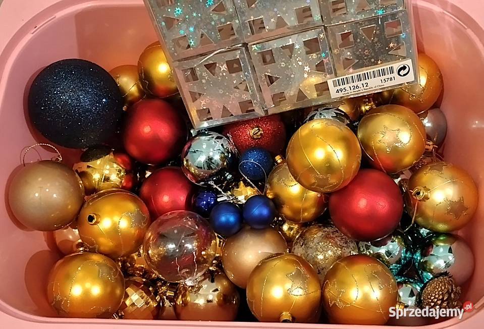duzy zestaw ozdób choinkowych Bukowno