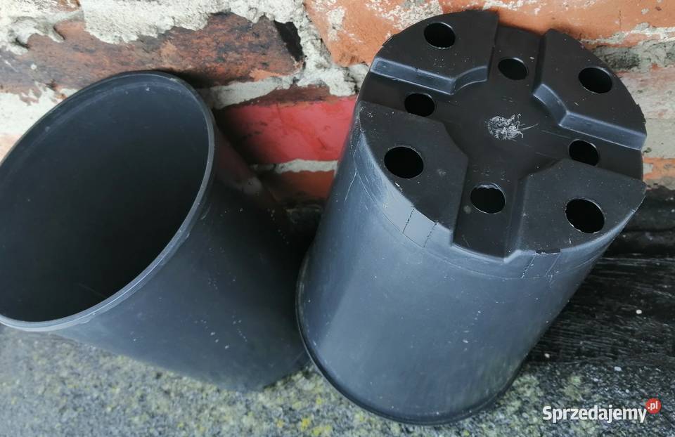 Doniczki wysokie produkcyjne okrągłe 16 3L do śląskie Siewierz sprzedam