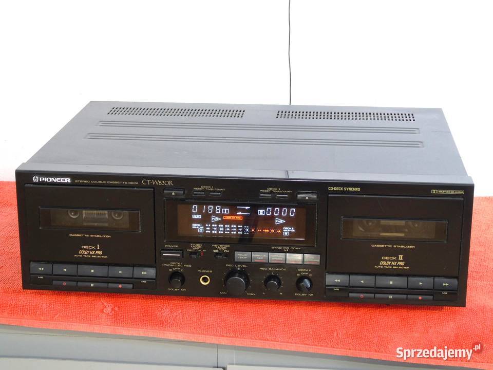 Magnetofon Pioneer CTW830R sprawny i ładny Jasło