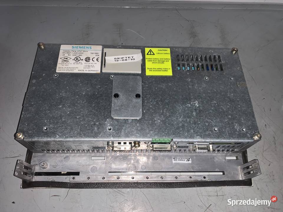 Siemens 6AV36271JK000AX0 Operator Panel OP27 Warszawa sprzedam