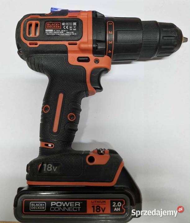 Wkrętarka BlackDecker zasilanie akumulatorowe 18 Wiertarki i wkrętarki Łódź sprzedam