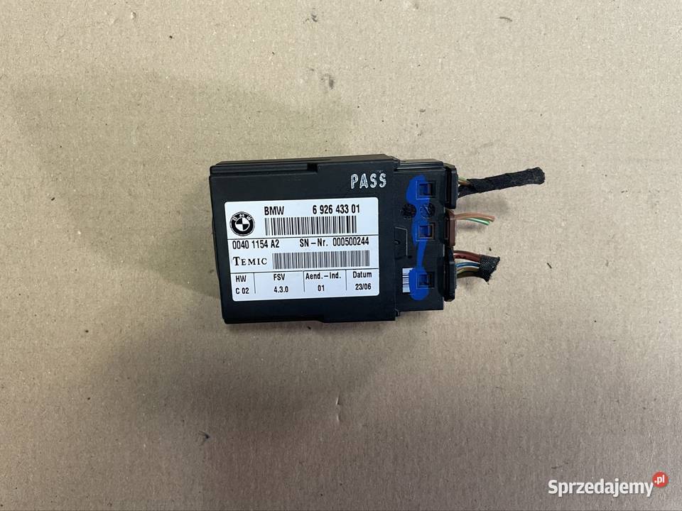 6926433 moduł sterownik fotela bmw 1 e70 e71 e81 osobowe Szczecin