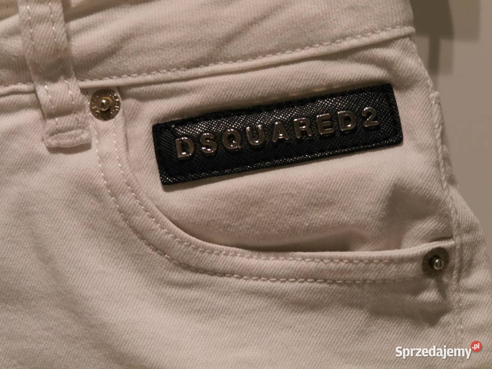 Dsquared2 świetne spodnie dziury przetarcia 36 S