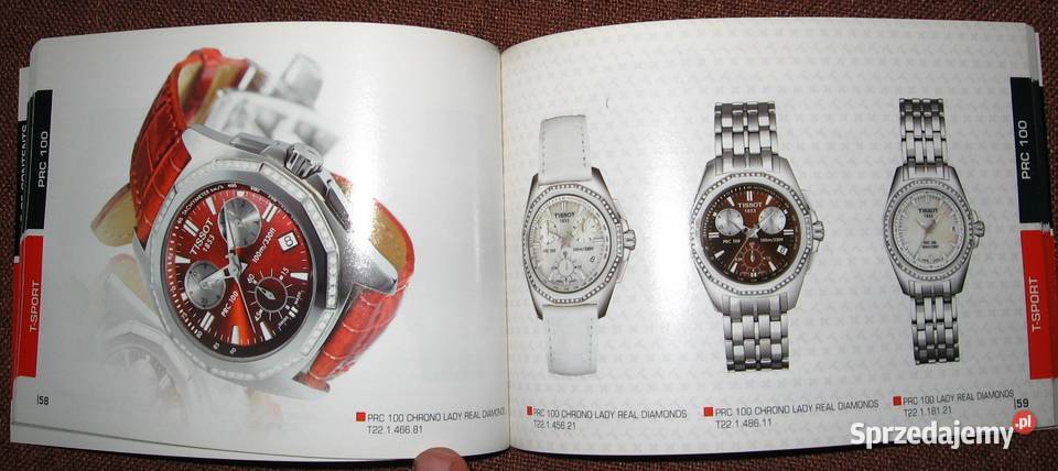 TISSOT 2007 watches catalog katalog zegarków Kępice