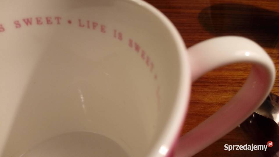 Duże kubki z łyżeczkami Warszawa