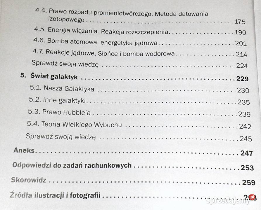 Świat Fizyki Maria Fiałkowska Rok wydania 2017 Chełm sprzedam