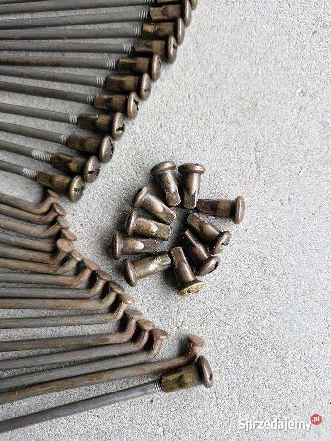 Junak M10 oryginalne szprychy nyple mosiężne Grodzisk Mazowiecki