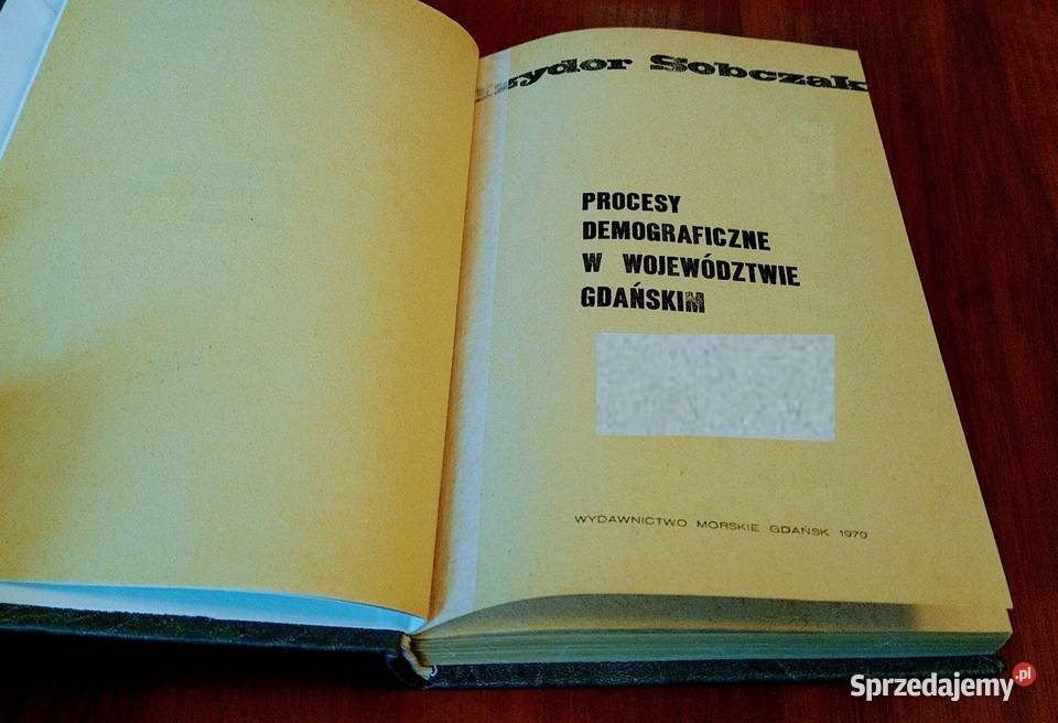 Procesy demograficzne w województwie gdańskim sprzedam