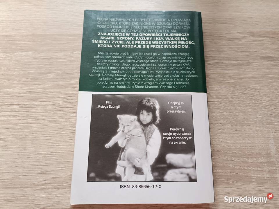 Księga Dżungli ISBN 838565612X Książki dla dzieci Kwidzyn sprzedam