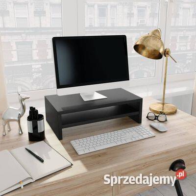 vidaXL Podstawka pod monitor czarna 42x24x13 Warszawa