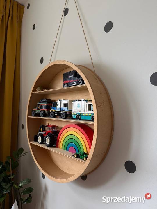 Półka drewniana okrągła 50 Półki Kraków sprzedam