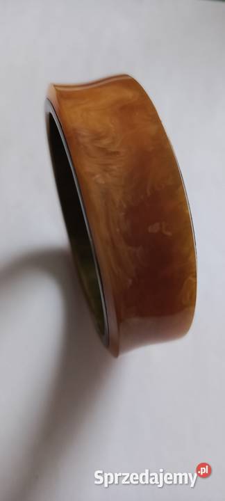 Bransoletka Bakelit Katalin Ebonit prl Białystok