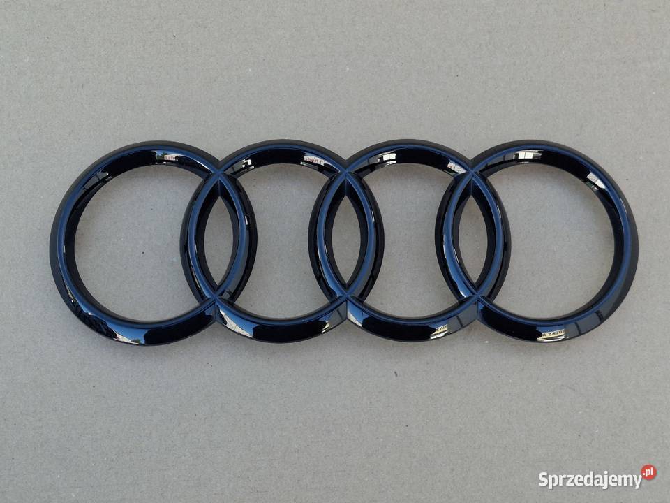 AUDI Q 7 4M EMBLEMAT GRILLA ZNACZEK CZARNY Bieleń