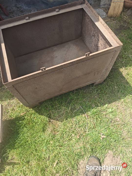 Solidne skrzyniepojemniki metalowe 3 sztuki Garwolin