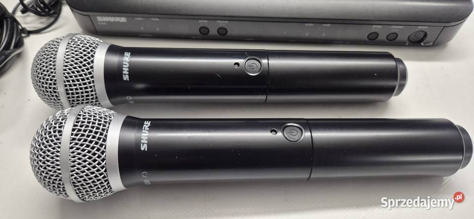 Shure BLX288PG58 zestaw bezprzewodowy podwójny mikrofony Sprzęt estradowy, studyjny i DJ-ski Konin sprzedam