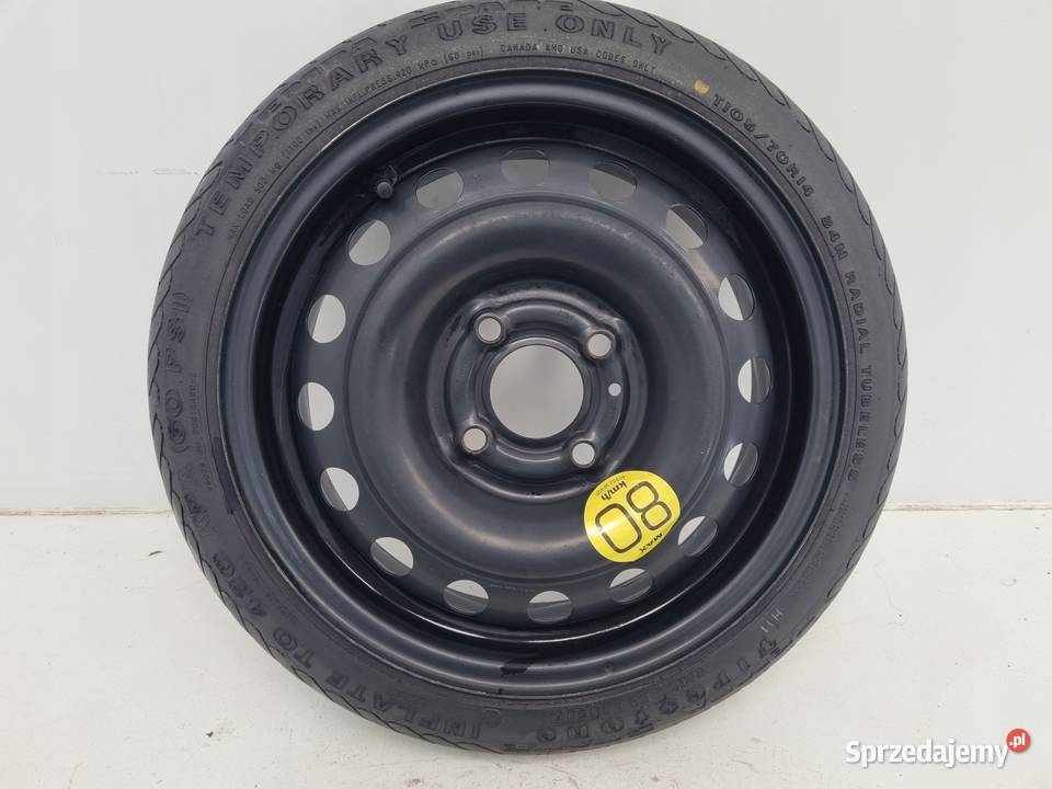 KOŁO DOJAZDOWE ZAPASOWE Nissan Micra K12 Note Chełm