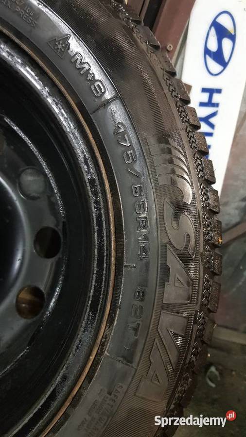 Koło felga stalowe z oponami 14 4x108 WYSYŁKA Pobiedziska