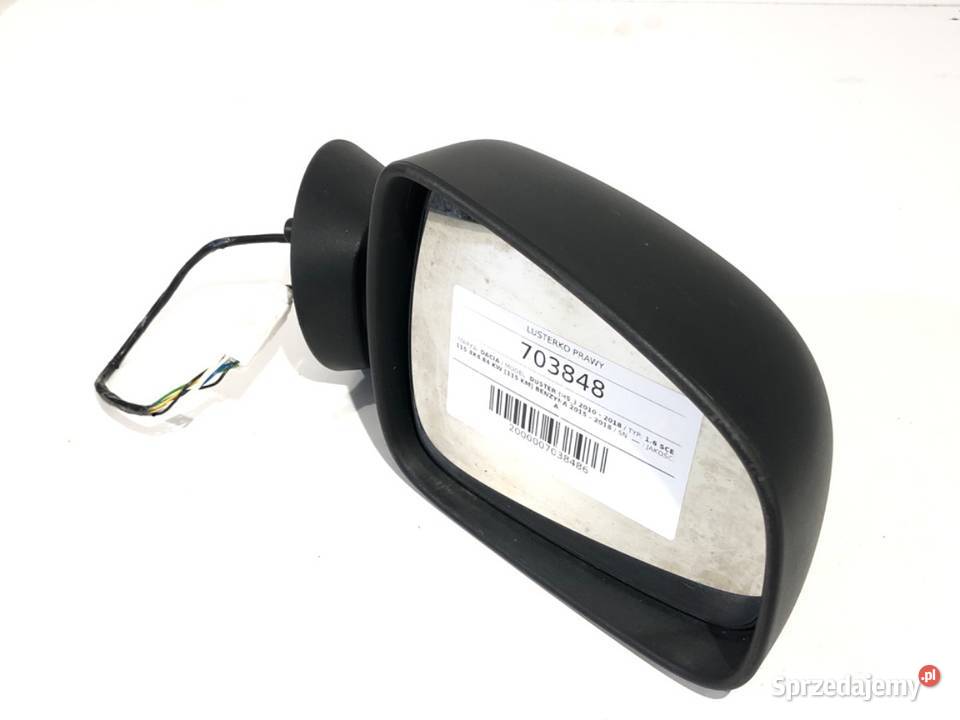 LUSTERKO PRAWY DACIA DUSTER Hatchback 1018 TEKNA Lusterka zewnętrzne
