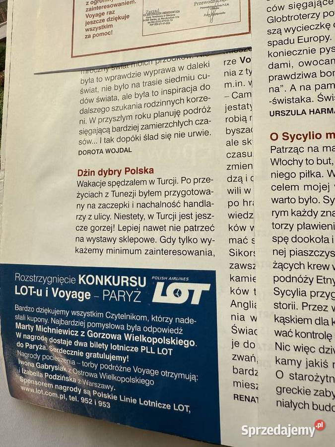 VOYAGEmiesieczniki 2001 do 2003 r