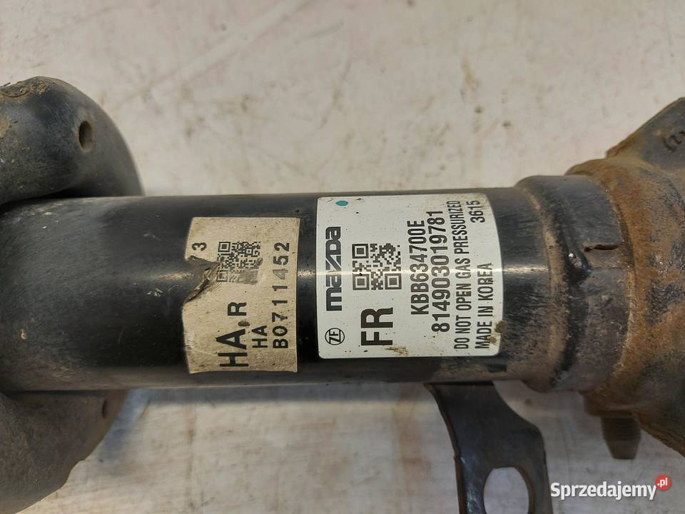 Mazda CX60 2023 amortyzator mcperson prawy przód osobowe