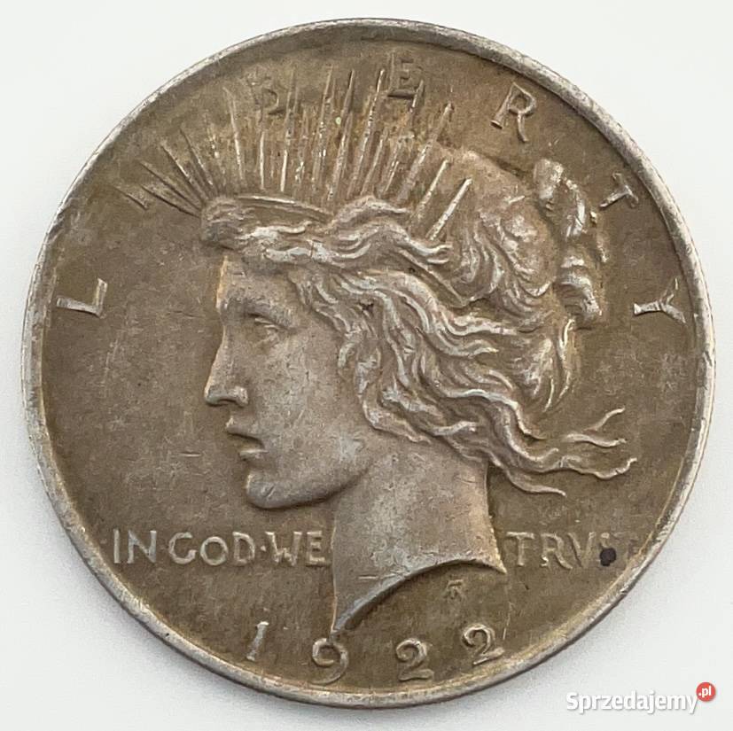 Srebrny Dolar USA 1922 Peace Dollar Dollar Kraków