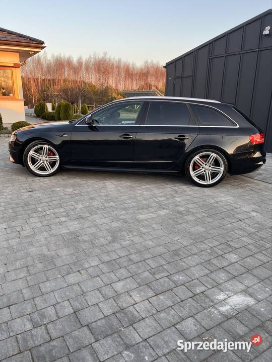AUDI A4 B8 20 TDI 196 3 x SLINE SKÓRA NAVI LEDY
