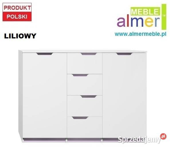 komoda młodzieżowa szuflady MODERN C4 140x40 warmińsko-mazurskie