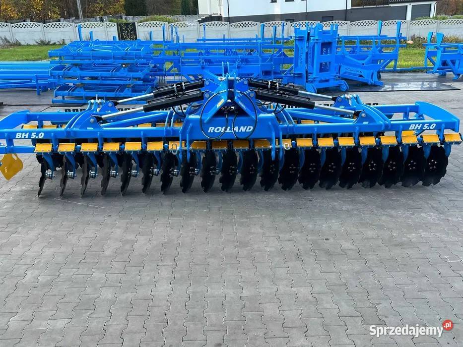 Brona talerzowa CIĘŻKA hydrauliczna 5m ROLLAND Przedbórz