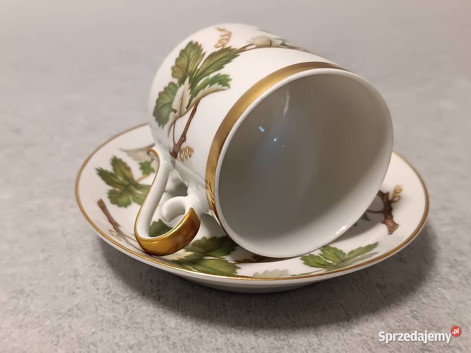 HACKEFORS Winorośl Filiżanka Duet Szwecja Antyki, Sztuka, Kolekcje małopolskie Zakopane