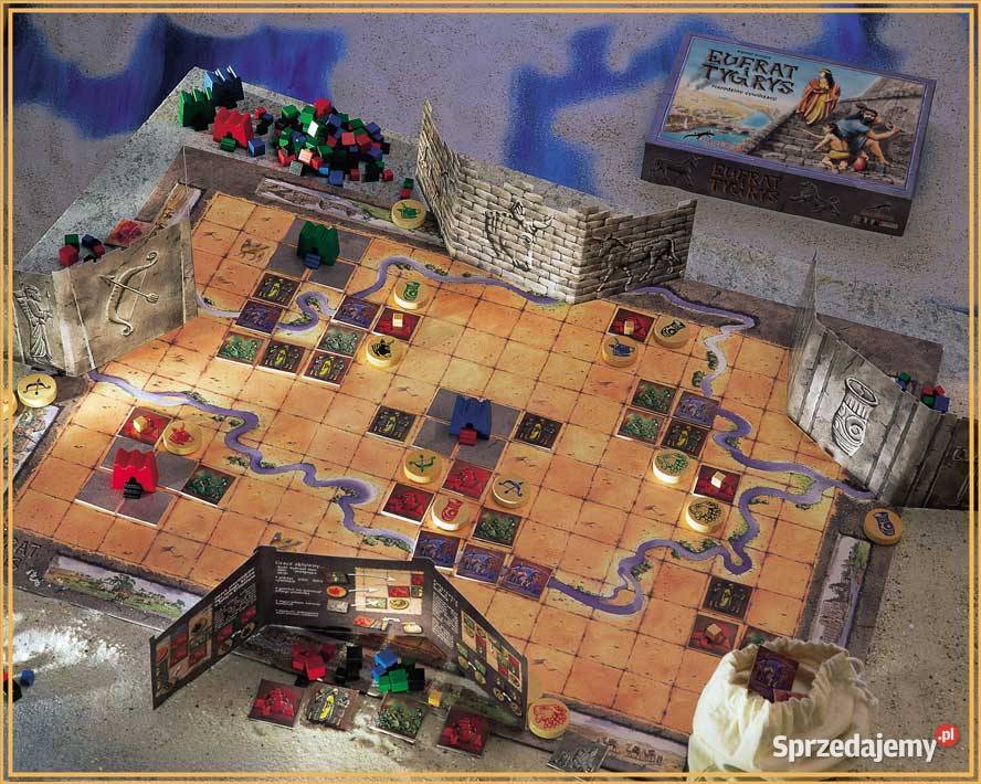 Gra planszowa Eufrat i Tygrys Knizia Lacerta Warszawa