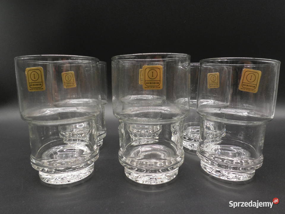 Zestaw 6 szklanek Durobor Made in Belgium Raszków