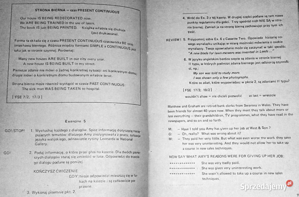 The next steps in English Kurs 34 Henryk