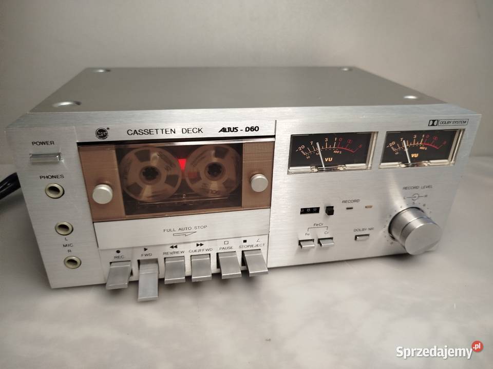 Magnetofon Deck Stereo HGS Electronics ALTUS - D60 unitra