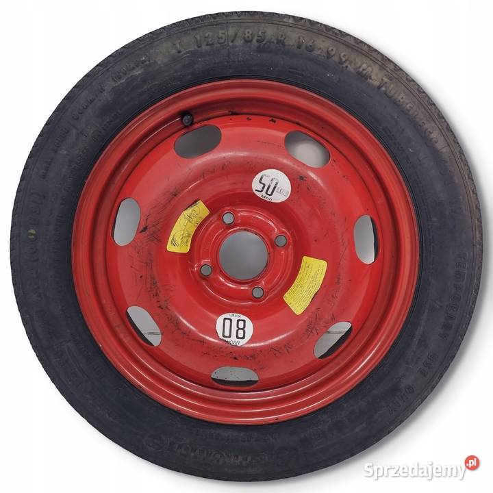 KOŁO DOJAZDOWE Peugeot 207 308 12585 R16 4x108 Chełm