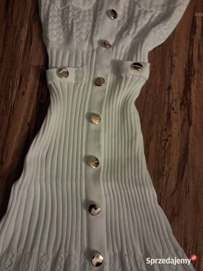 nowa biała sukienka XS brak metki Sandomierz