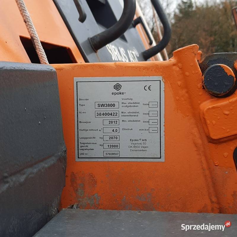 Epoke Sirius SW 3800 Piaskarka Solarka Siedlce
