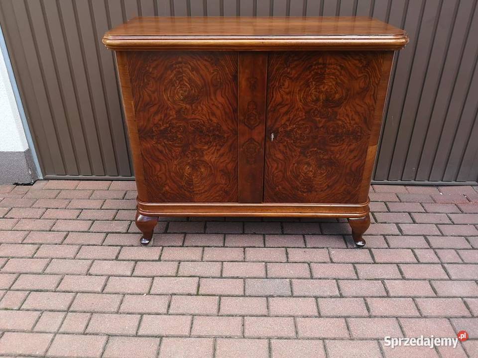 Komoda Pomocnik ARTDECO Orzech Stara Antyk Swarzędz