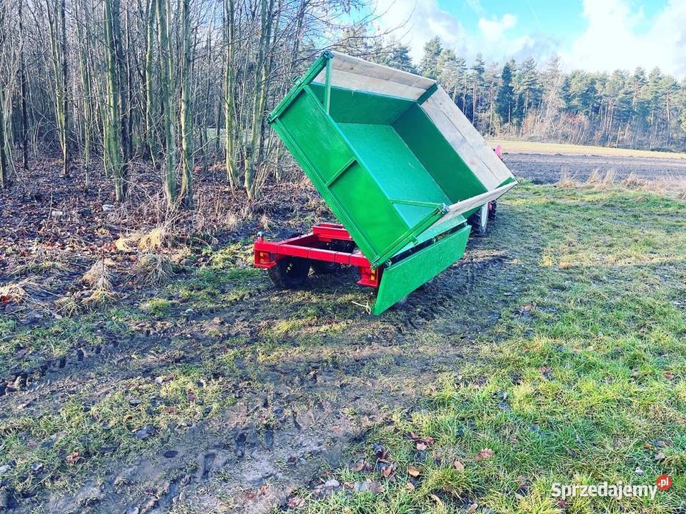 Mała przyczepa do ogrodu sadu ogrodowa małopolskie